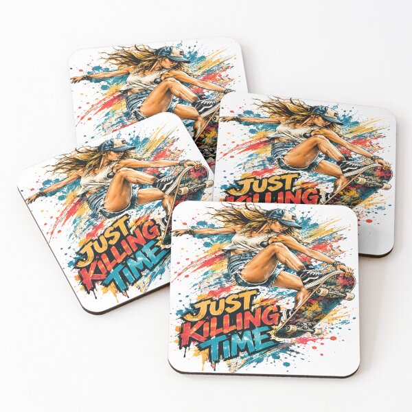 Item preview, Skateboarding Streetwear Just Killing Time designed and sold by DigiArt8Design.