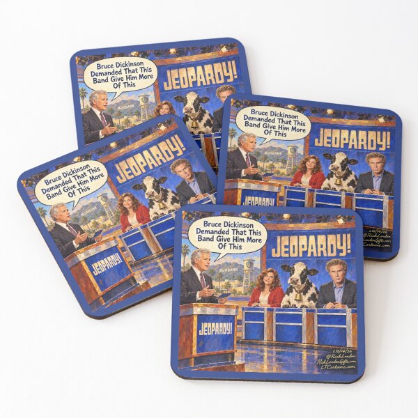 Item preview, Funny More Cowbell Game Show Cartoon | Cowbell Comedy Parody Art designed and sold by Rick London Gifts.