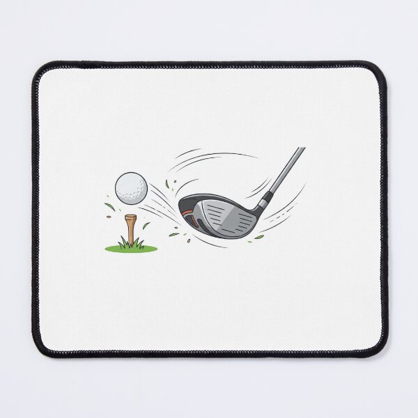 Item preview, Golf Swing Driver Ball Cartoon Art designed and sold by DariaOltes.