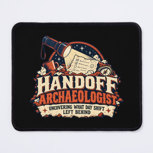 Item preview, Handoff Archaeologist Funny Night Shift Worker Design designed and sold by DesignsDominus.