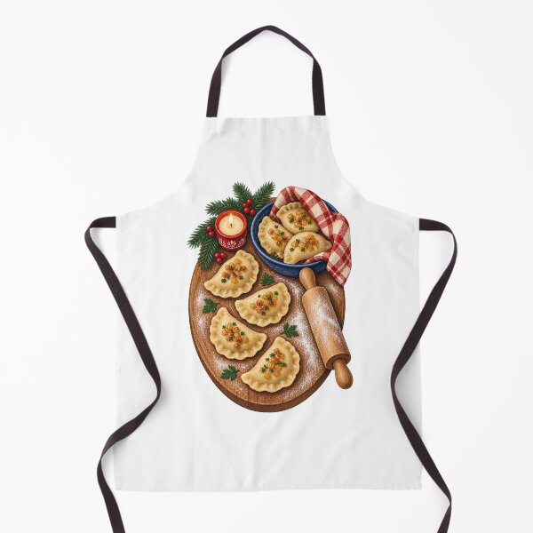 Item preview, Christmas Eve Pierogi Board designed and sold by Nooklune Studio.