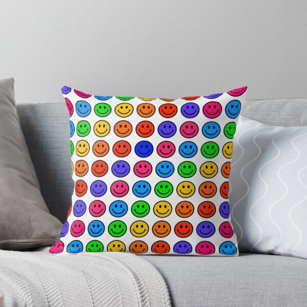 Item preview, Vibrant Colorful Smiley Face Pattern designed and sold by Retro-Siren.