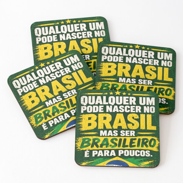 Item preview, Qualquer um Pode Nascer no Brasil, Mas Ser Brasileiro É Para Poucos | Orgulho Brasileiro designed and sold by Neon Ink Designs.