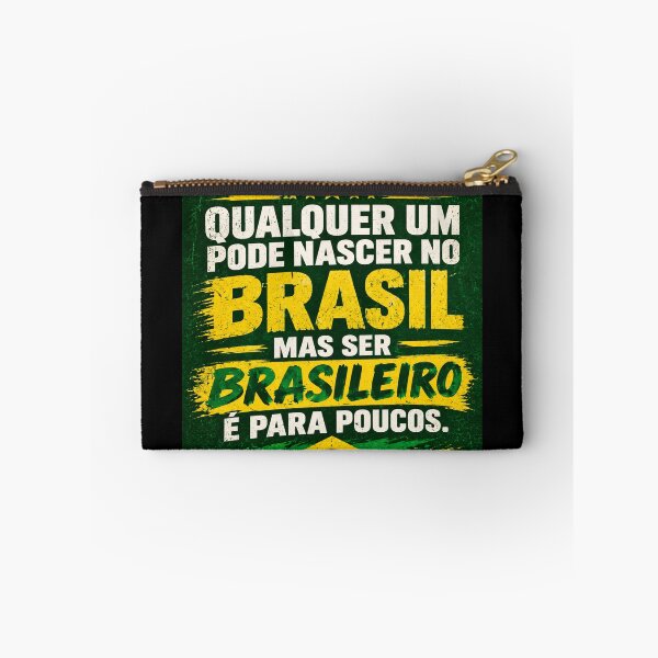 Artikelvorschau, Qualquer um Pode Nascer no Brasil, Mas Ser Brasileiro É Para Poucos | Orgulho Brasileiro entworfen und verkauft von Neon Ink Designs.
