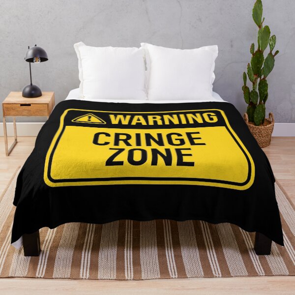 Item preview, Warning Cringe Zone designed and sold by KristiTaylorArt.