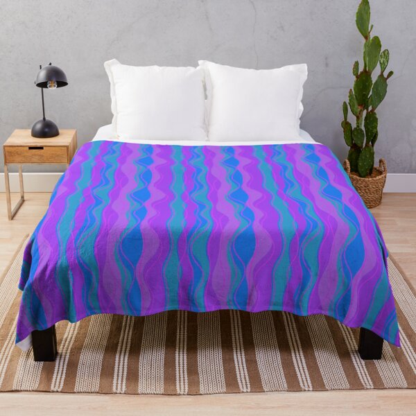 Item preview, Waves of color teal pink grape designed and sold by MarySchwindt.