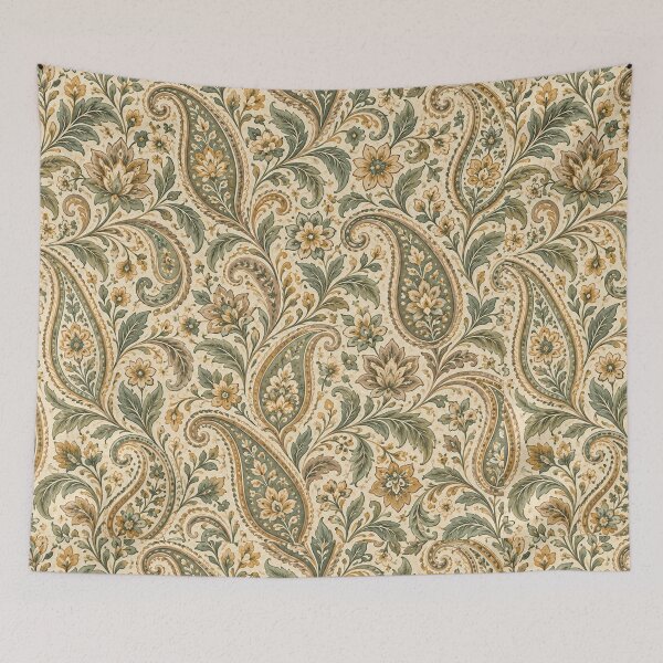 Item preview, Sage Beige Paisley designed and sold by Apex Designs.
