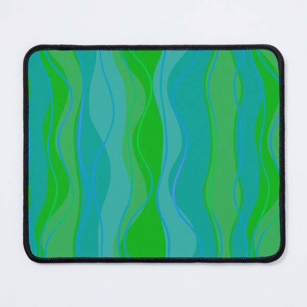 Item preview, Waves of color in teal lime and blue designed and sold by MarySchwindt.