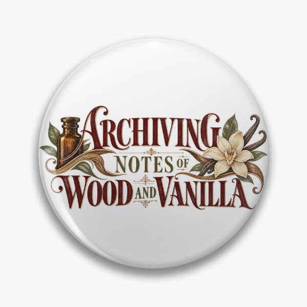 Item preview, Archiving Notes of Wood and Vanilla – Vintage Fragrance Art designed and sold by Golden Era Studio.