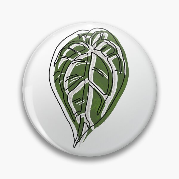 Item preview, Anthurium Crystallinum Leaf – Loose Colour Botanical Illustration designed and sold by Dyche Studio.