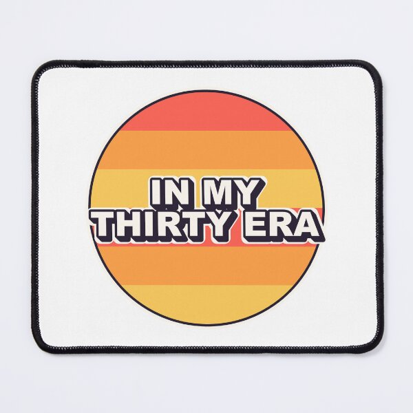 Item preview, In My Thirty Era Retro Shirt Sticker designed and sold by Alphakenon.
