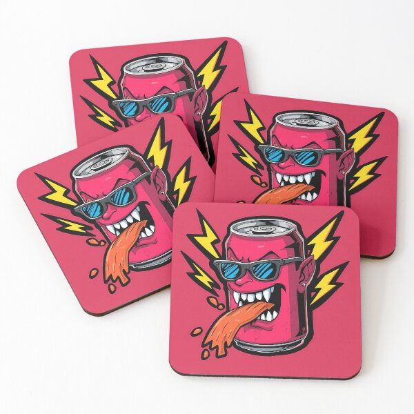 Item preview, Cool Vampire Soda Can Retro Streetwear Cartoon Art designed and sold by Swizzy2vore.