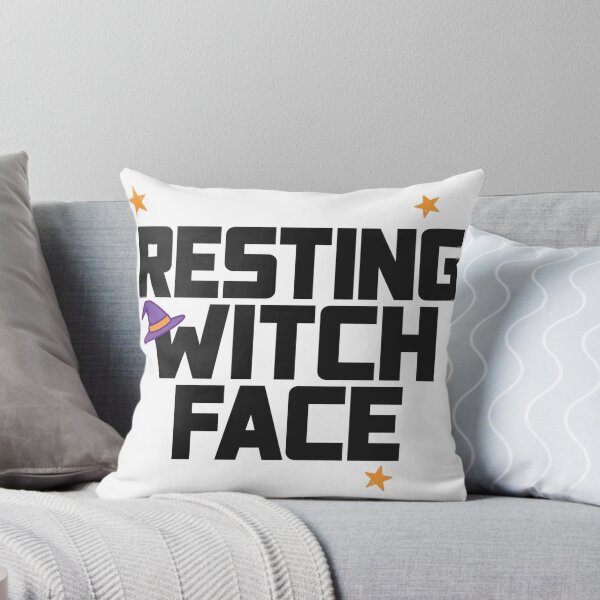 Item preview, Resting Witch Face Halloween Tee designed and sold by A Light Worker.