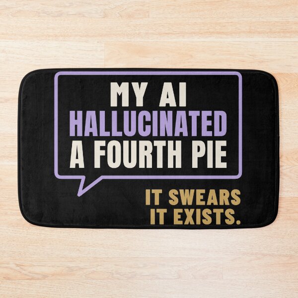 Item preview, My AI Hallucinated a Fourth Pie Tech Humor designed and sold by T-J-WHATEVER.