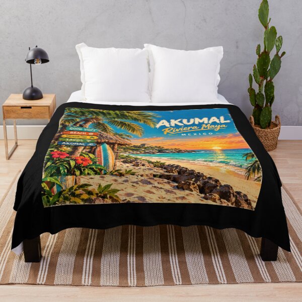 Item preview, Akumal Riviera Maya Mexico Sea Travel Design designed and sold by DRAWZENART.