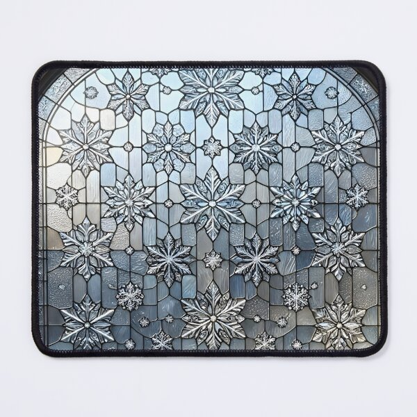 Item preview, Stained Glass Snowflake Pattern Mosaic designed and sold by Sybille-Yates.