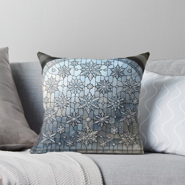 Item preview, Stained Glass Snowflake Pattern Mosaic designed and sold by Sybille-Yates.