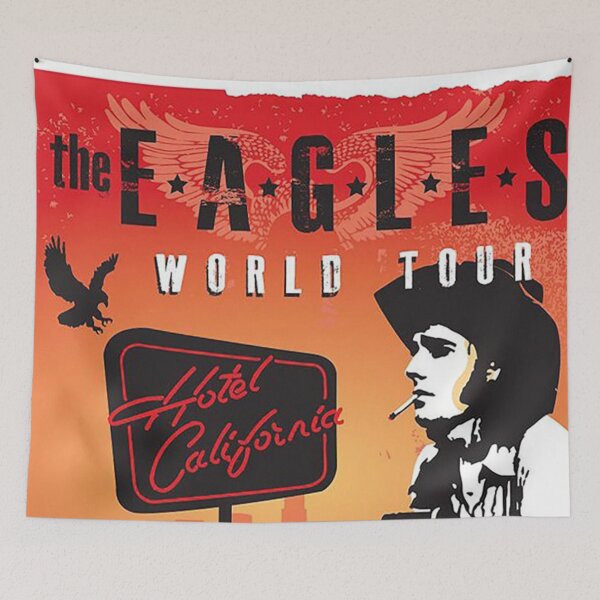 Item preview, The Eagles Original Custom Vintage Music Band Tee Unique Poster Wall Art designed and sold by Cool Robot Bro..