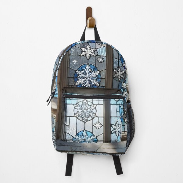 Item preview, Stained Glass Snowflake Pattern Mosaic designed and sold by Sybille-Yates.