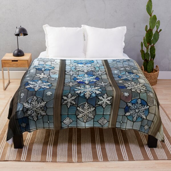 Item preview, Stained Glass Snowflake Pattern Mosaic designed and sold by Sybille-Yates.