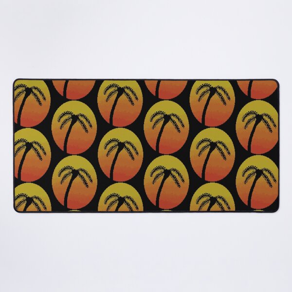 Item preview, Retro Pixel Art Palm Tree Sunset designed and sold by Print_Lab.