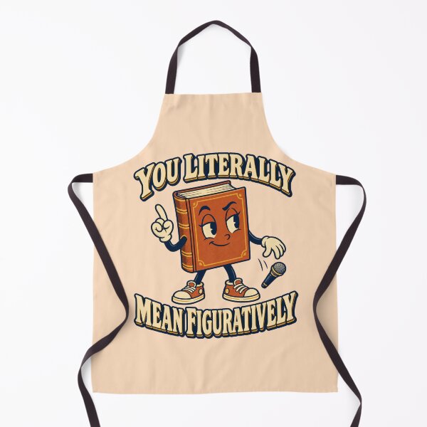 Item preview, You Literally Mean Figuratively – Funny Book Character for Language Lovers, Witty Graduation Gift designed and sold by Im-Ara.