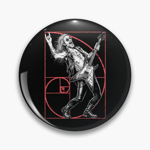 Artikelvorschau, Gitarrist E-Gitarrist Fibonacci-Spirale Geometrie entworfen und verkauft von GrandeDuc.