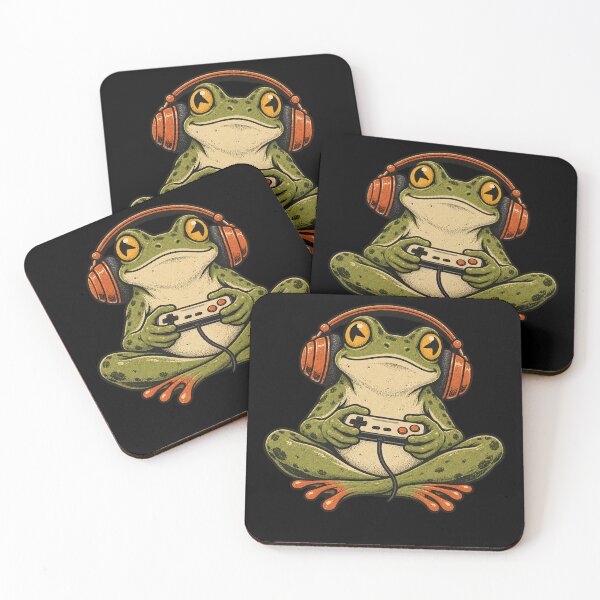 Item preview, Funny Japanese Gamer Frog Graphic designed and sold by Kladhadredo.