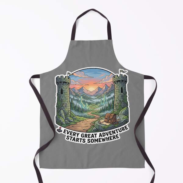 Item preview, Majestic Fantasy Valley Entrance Stone Towers Landscape designed and sold by KhAIa Reeve Art Studio.