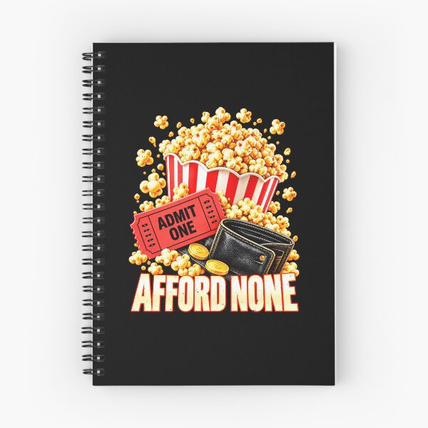 Item preview, Afford None Popcorn Movie Night Humor designed and sold by elderberry.