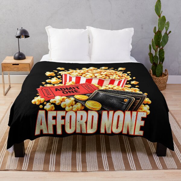 Item preview, Afford None Popcorn Movie Night Humor designed and sold by elderberry.