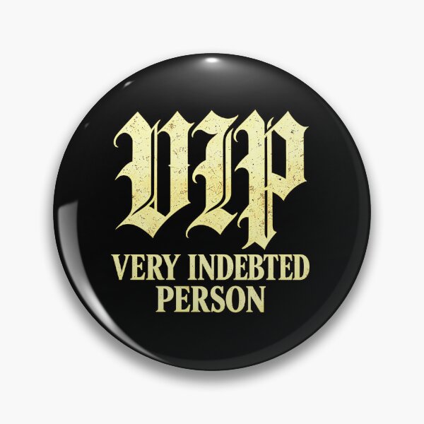 Item preview, Very Indebted Person Financial Wordplay designed and sold by elderberry.