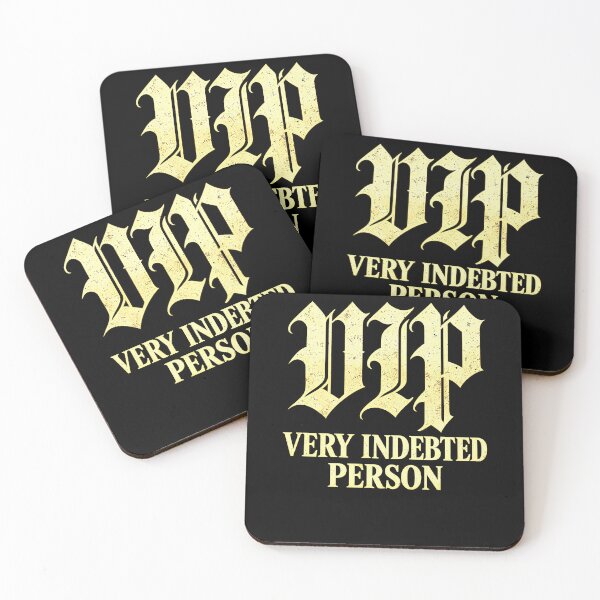Item preview, Very Indebted Person Financial Wordplay designed and sold by elderberry.