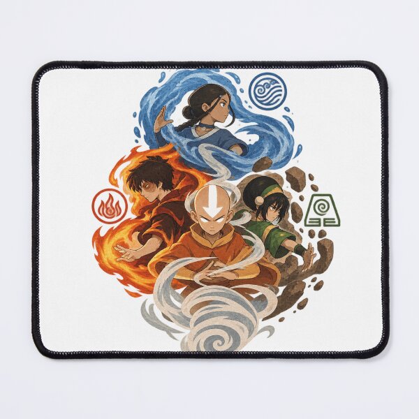 Item preview, Four Elements Fantasy Anime  Water, Fire, Earth & Air designed and sold by designbyuzi.