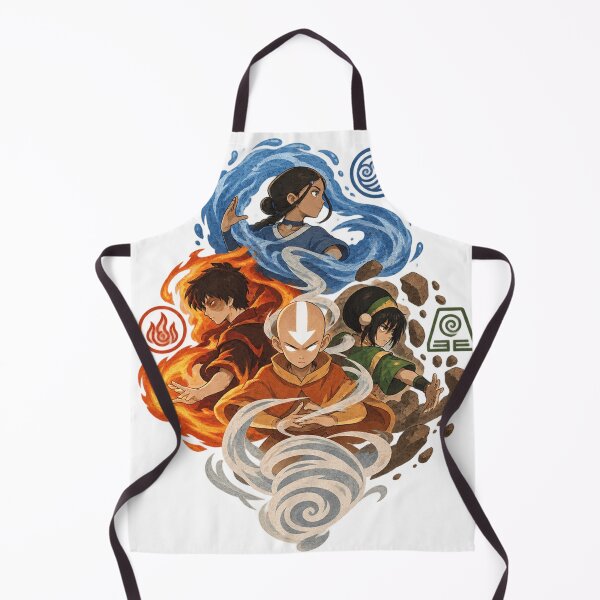 Item preview, Four Elements Fantasy Anime Water, Fire, Earth & Air designed and sold by designbyuzi.