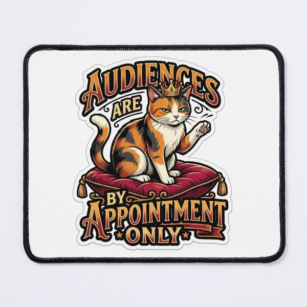 Item preview, Bow To The Queen Calico Cat designed and sold by CozyNoockStudio.