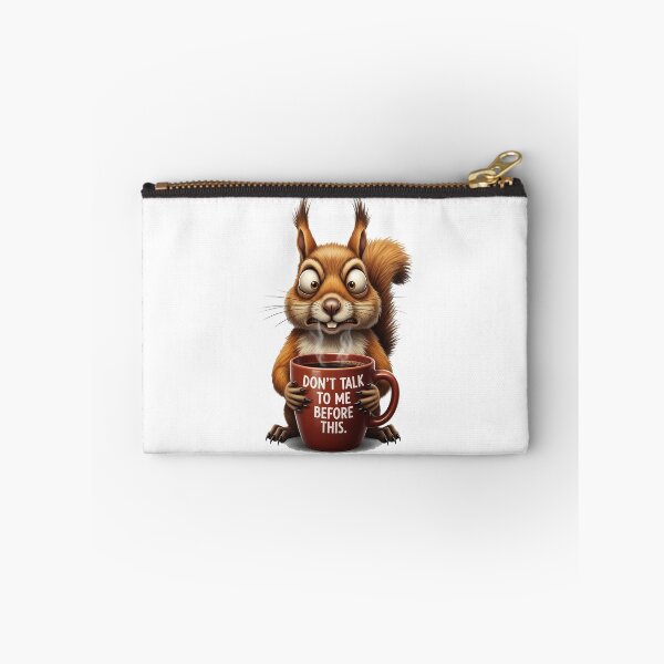 Item preview, Brown Coffee Squirrel Morning Humor designed and sold by Apex Designs.
