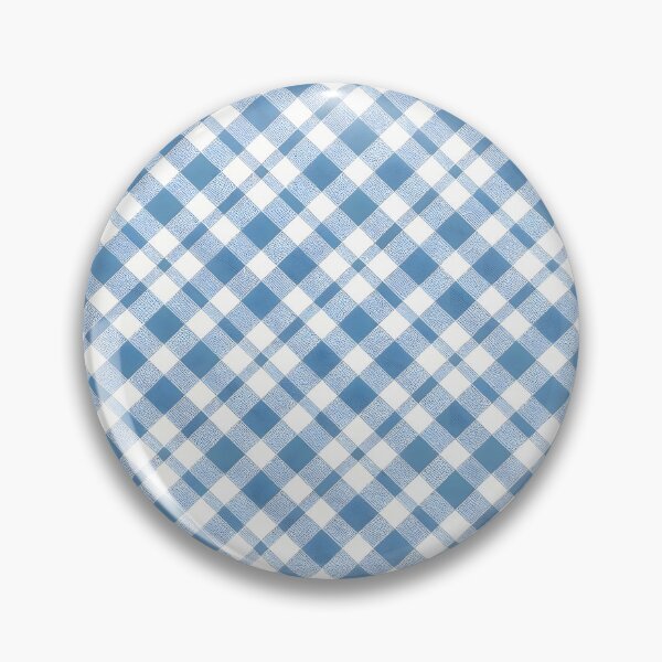 Item preview, Blue and White Gingham Plaid Pattern designed and sold by Sybille-Yates.