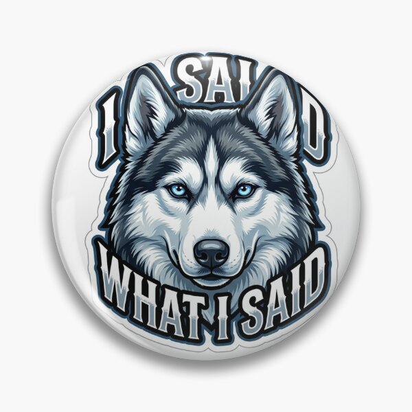 Item preview, Zero Apologies Siberian Husky designed and sold by Untamed Paws.