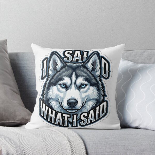 Item preview, Zero Apologies Siberian Husky designed and sold by Untamed Paws.