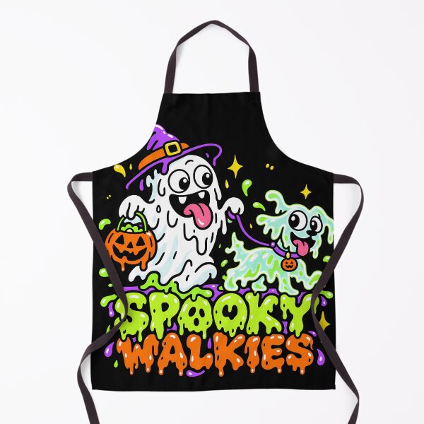 Item preview, Spooky Walkies Cute Ghost Dog Halloween designed and sold by Thai Vibe Studio.