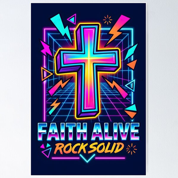 Item preview, Faith Alive Rock Solid designed and sold by Living Stone Goods.
