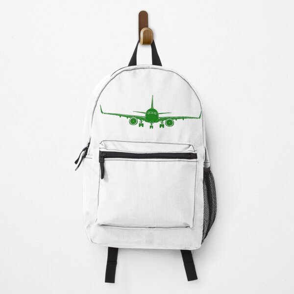 Item preview, Boeing 737 Aircraft Green Silhouette  designed and sold by Aviation Sticker Shop.