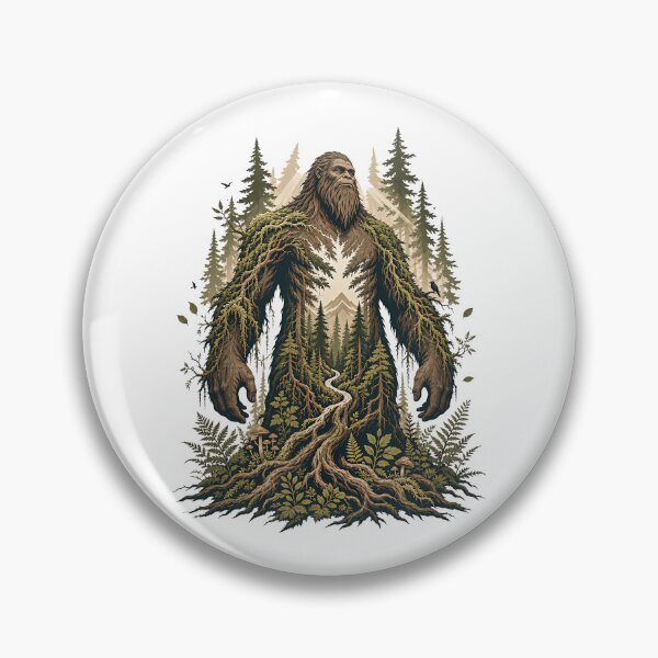 Item preview, Ancient Forest Sasquatch designed and sold by Wild Creative Art.