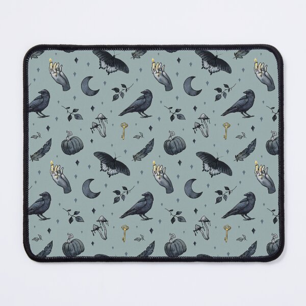 Item preview, Gothic pattern on bluegreen designed and sold by Ellen Wilberg.