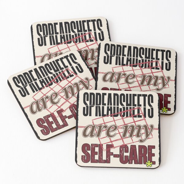 Item preview, Spreadsheets Are My Self-Care - Brutalist Clash designed and sold by Seeding Serendipity.