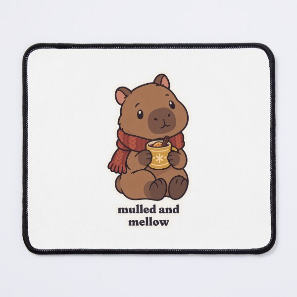 Item preview, Cozy Capybara Mulled and Mellow Christmas designed and sold by OuqCreations.