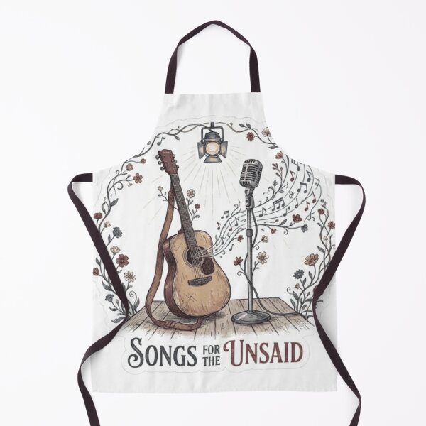 Item preview, Songs for the Unsaid – Vintage Indie Folk Music Art designed and sold by designbyuzi.