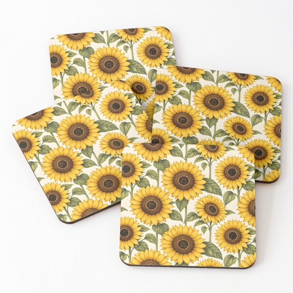 Item preview, Golden Sunflower Garden Pattern designed and sold by Sybille-Yates.