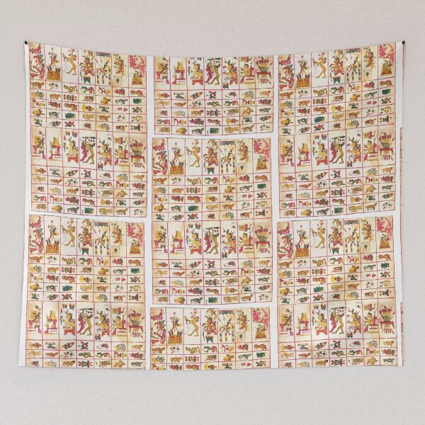 Item preview, Codex Borgia – Ancient Manuscript - Pre-Columbian Mesoamerican Art designed and sold by Prepress.